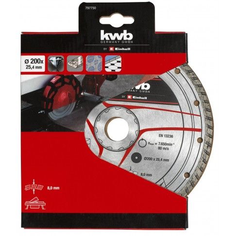 Disco Diamante 200x25,4 Cer Te-Tc 620 U Disco Diamante 200x25,4 Cer Te-Tc 620 U