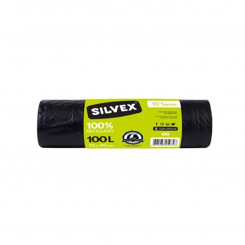 Sacos Lixo 100l Reciclado 10un Sacos Lixo 100l Reciclado 10un