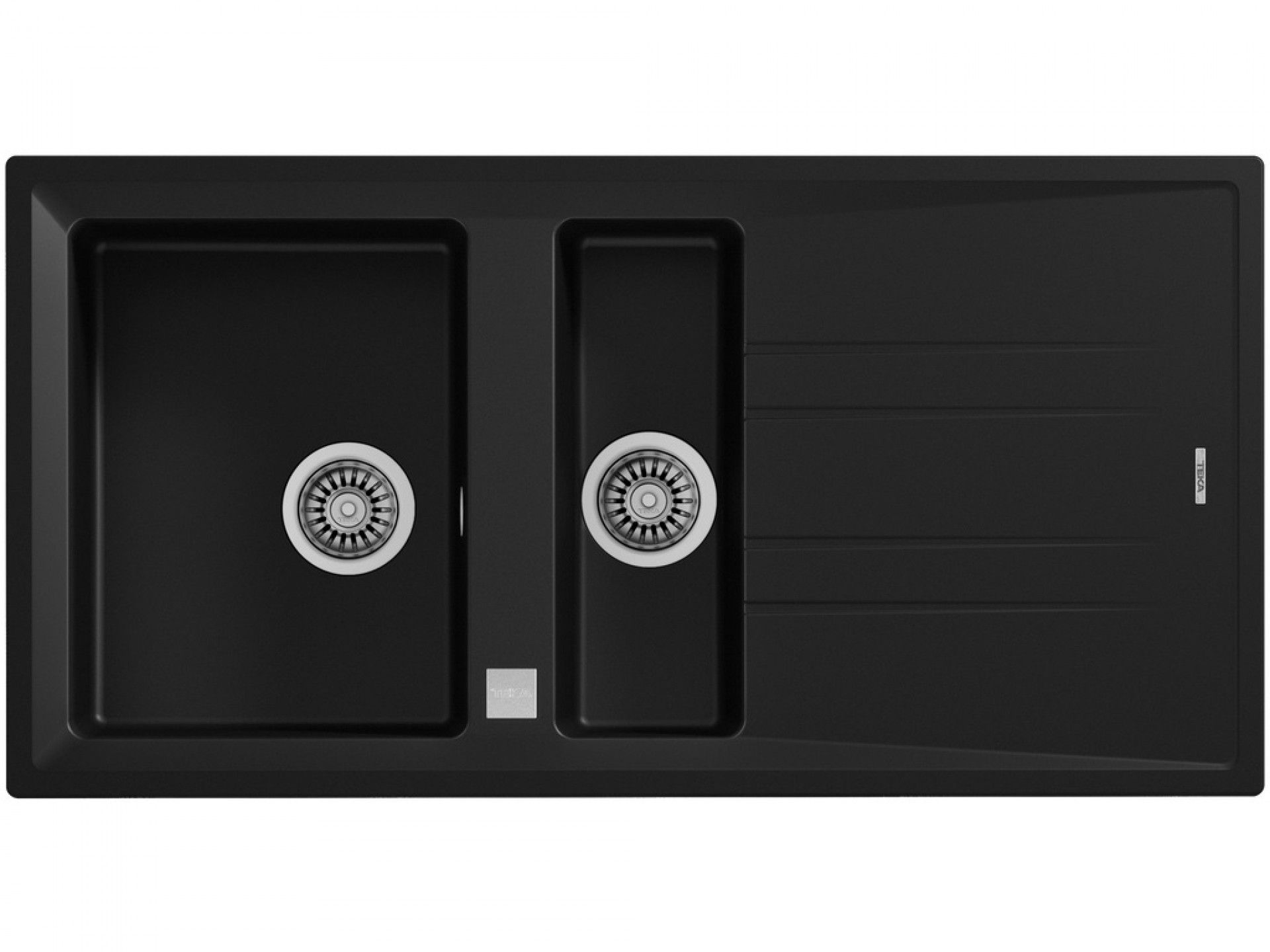 Lava-Loiça 60 B-Tg Teka Granito Preto