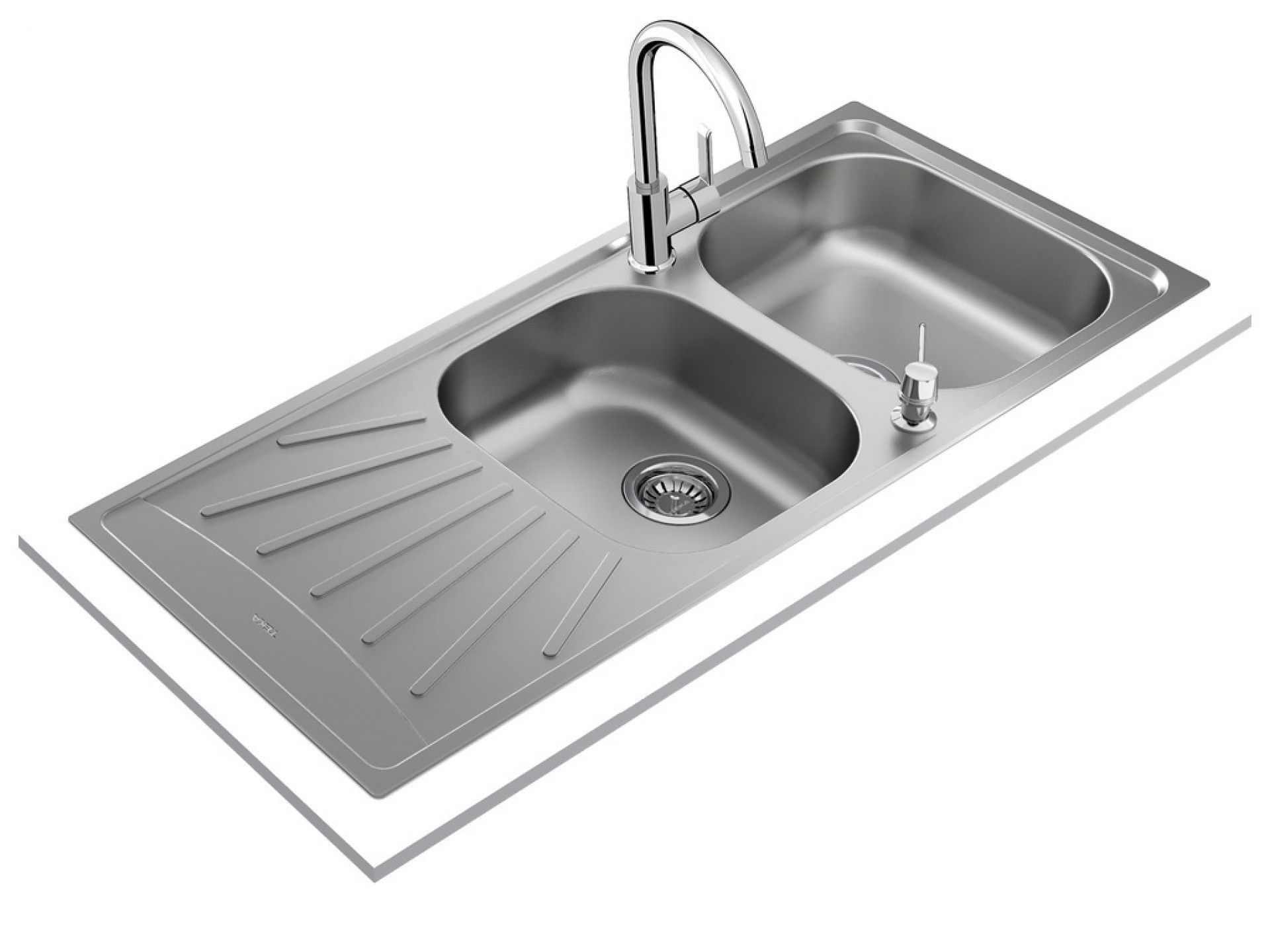 Conjunto Lava Loiça Tekaway Starbright 2 Cubas 1e-In 915