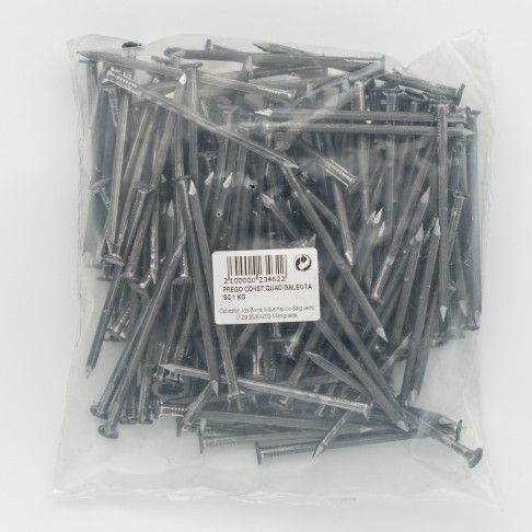 Prego Construção Quadrado Galeota Fe Sc 1kg Prego Construção Quadrado Galeota Fe Sc 1kg