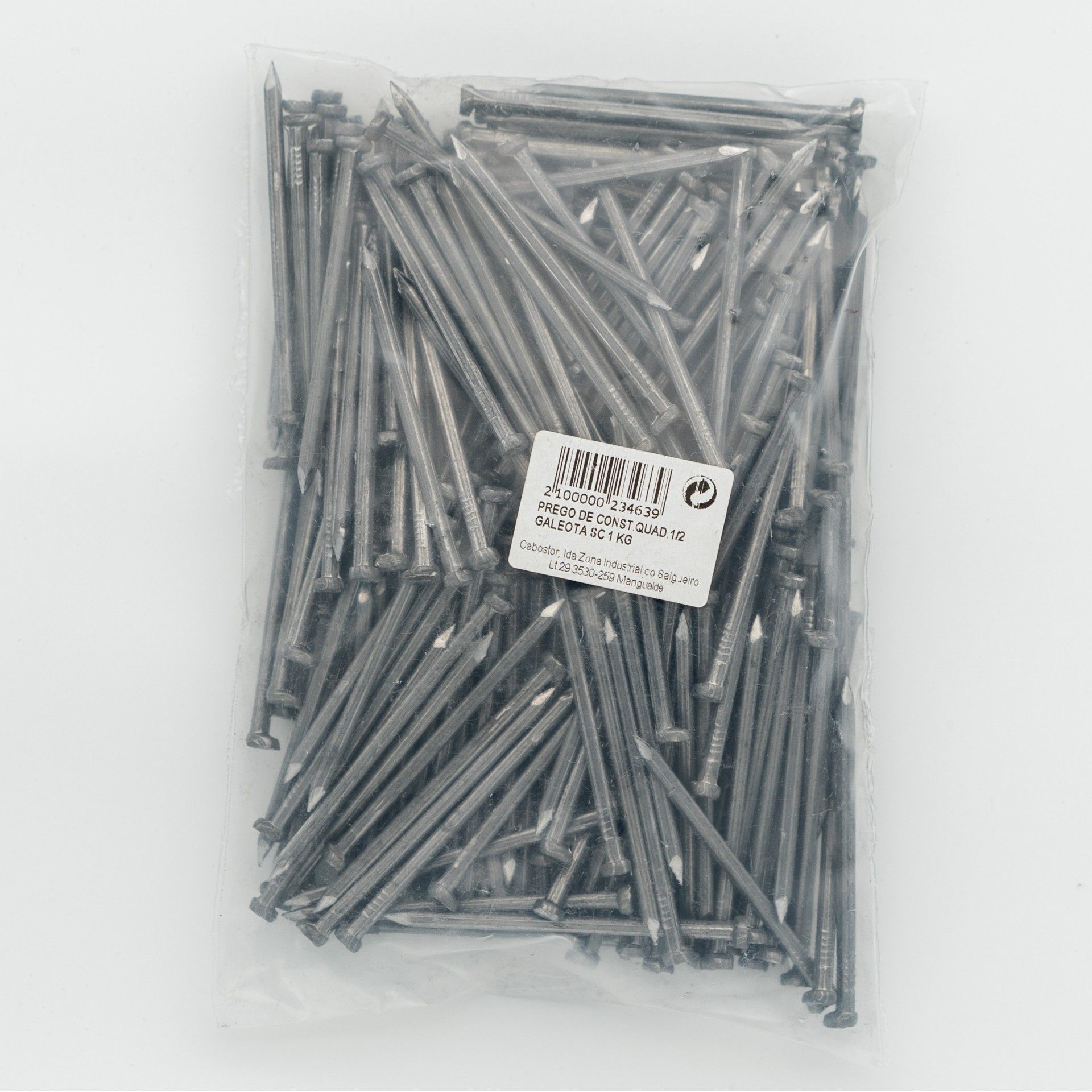 Prego Construção Quadrado 1/2 Galeota Fe Sc 1kg