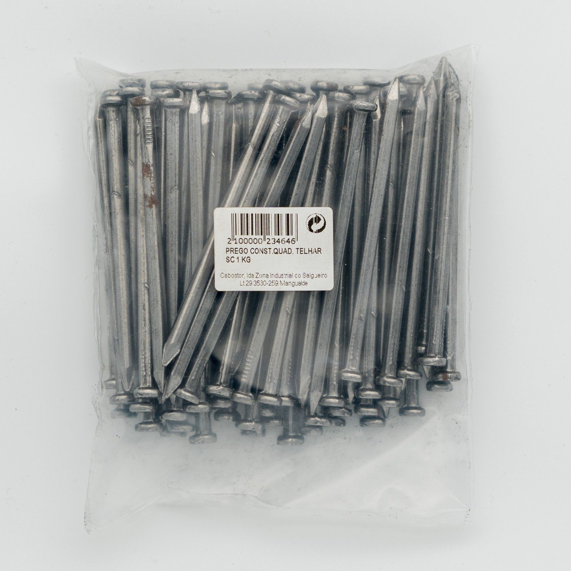 Prego Construção Quadrado Telhar Fe Sc 1kg