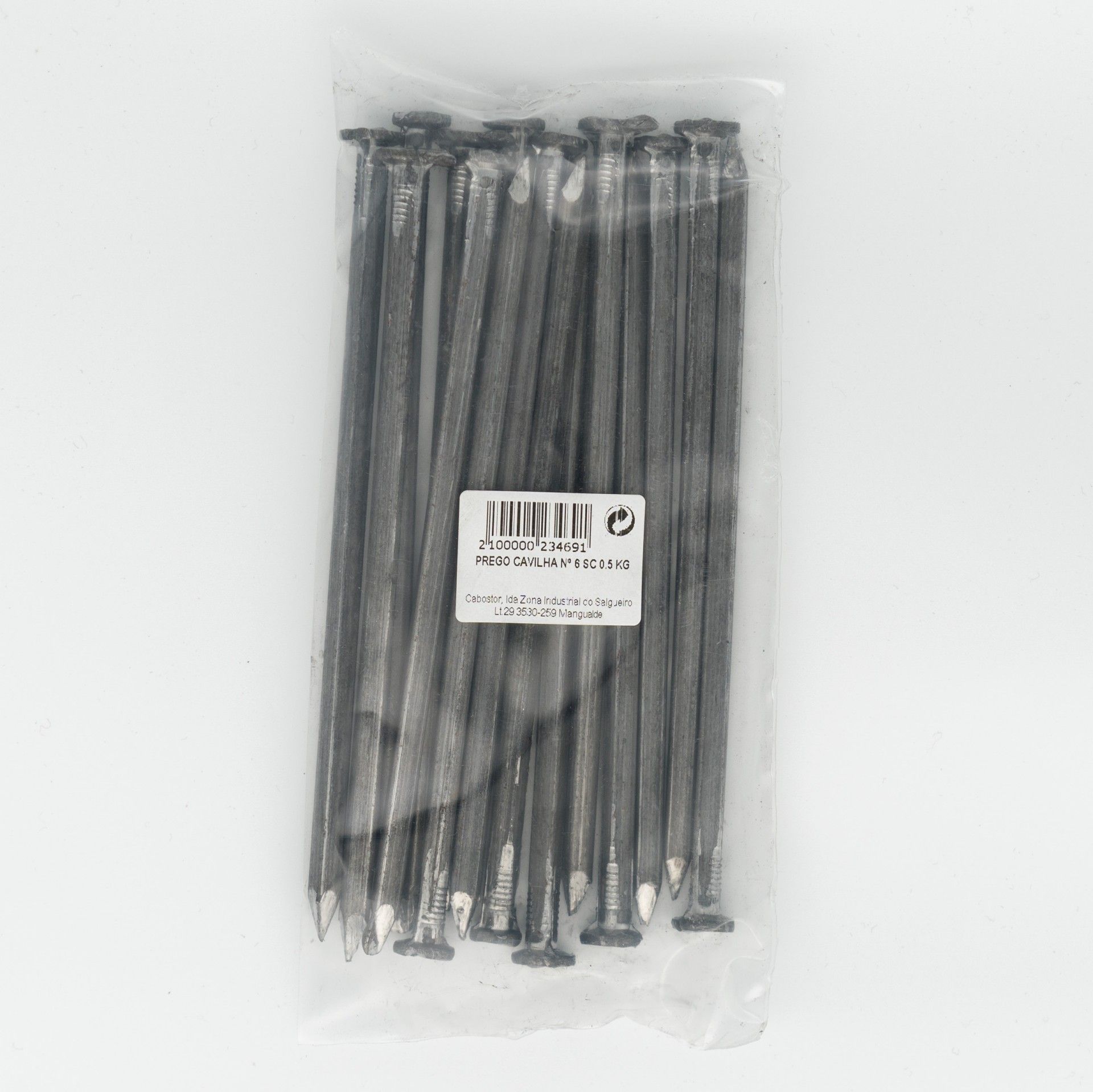 Prego Cavilha Nº6 Sc 0,5kg