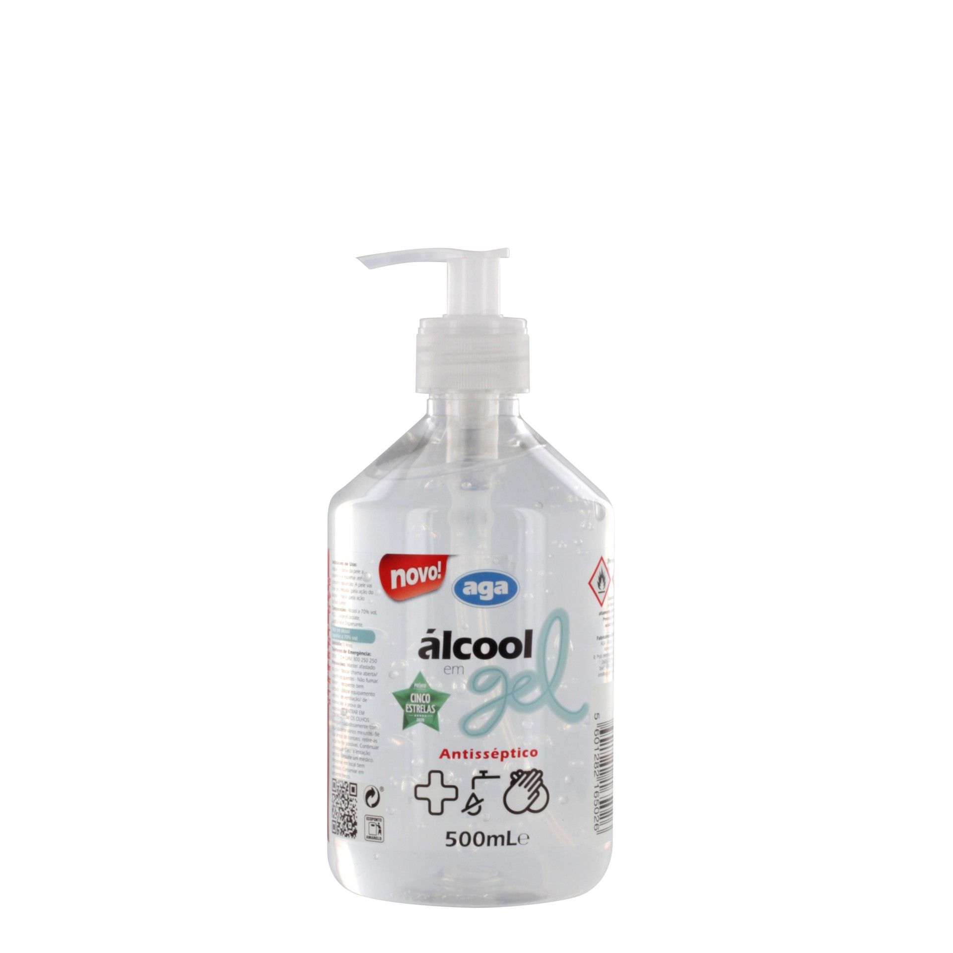 Desinfetante Mãos Alcool Gel C/Doseador 500ml