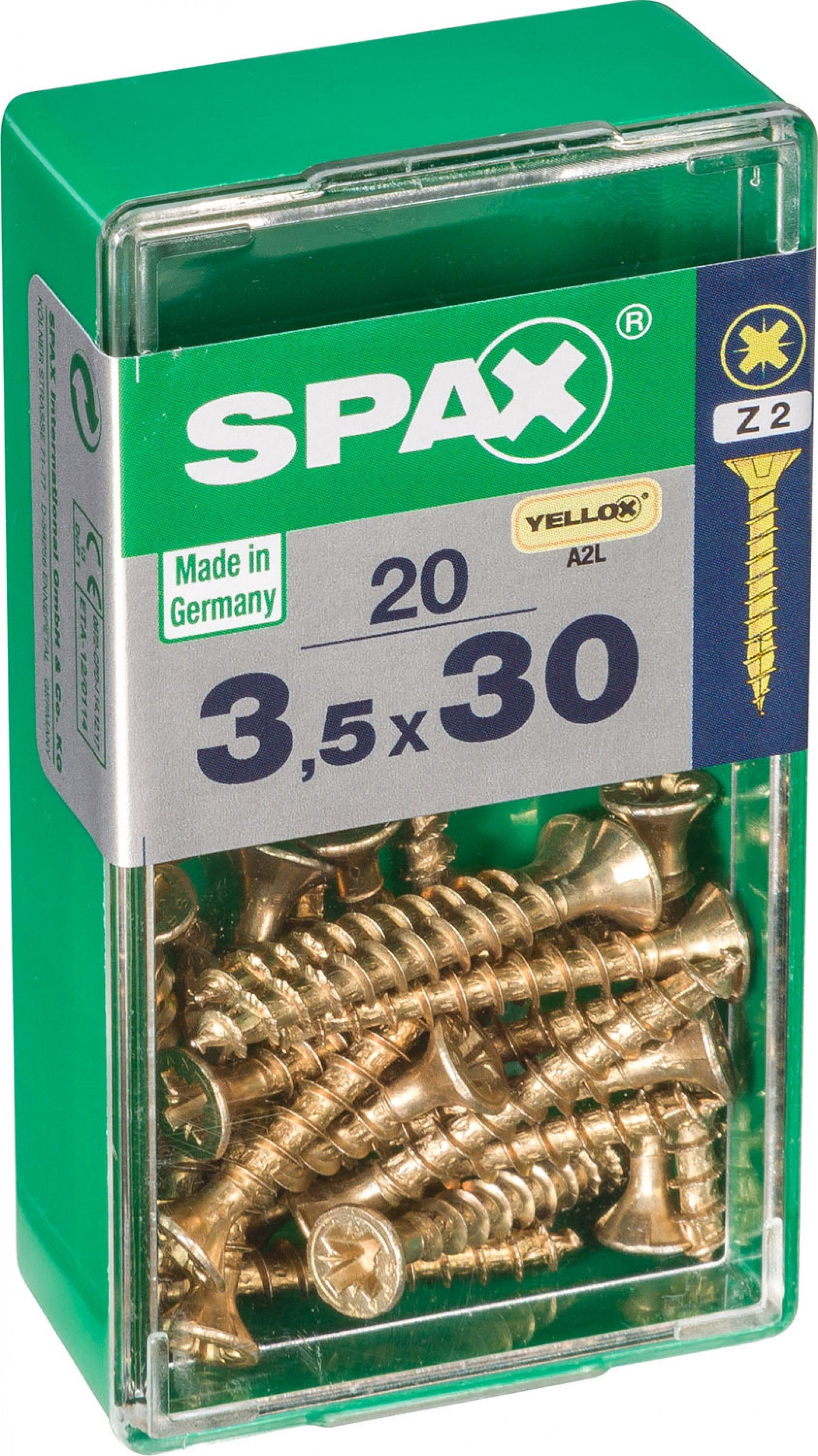 Parafuso Cabeça Plana Yx 3,5x30 S 20un