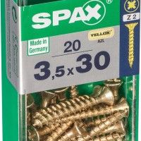 Parafuso Cabe�a Plana Yx 3,5x30 S 20un