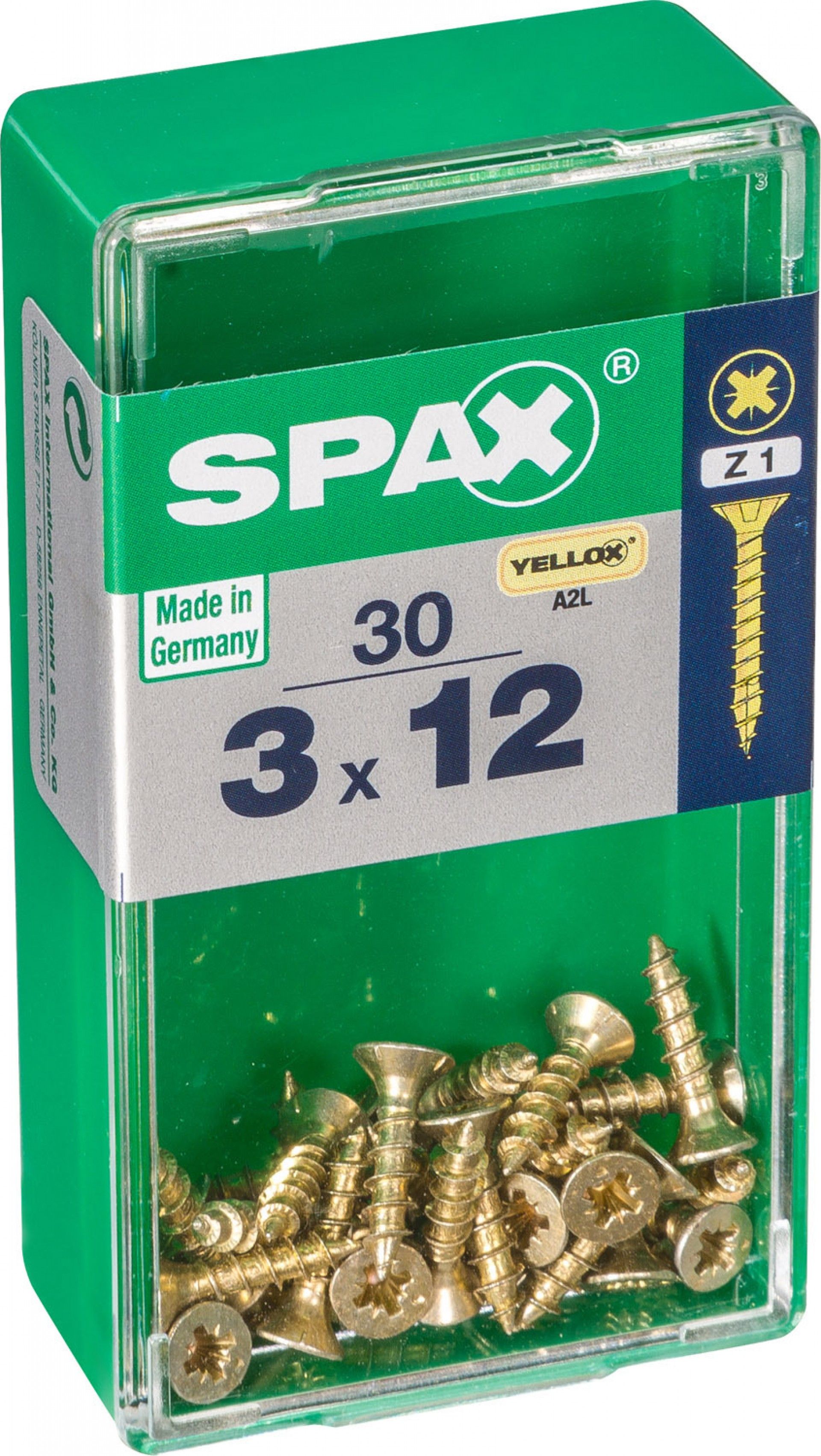 Parafuso Cabeça Plana Yelox 3x12 S 30un