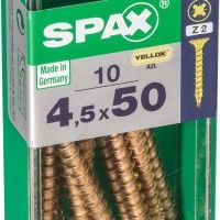 Parafuso Cabeça Plana Yx 4,5x50 S 10un Parafuso Cabeça Plana Yx 4,5x50 S 10un