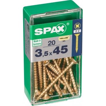 Parafuso Cabe�a Plana Yx 3,5x45 S 20un