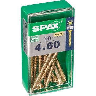 Parafuso Cabe�a Plana Yelox 4x60 S 10un