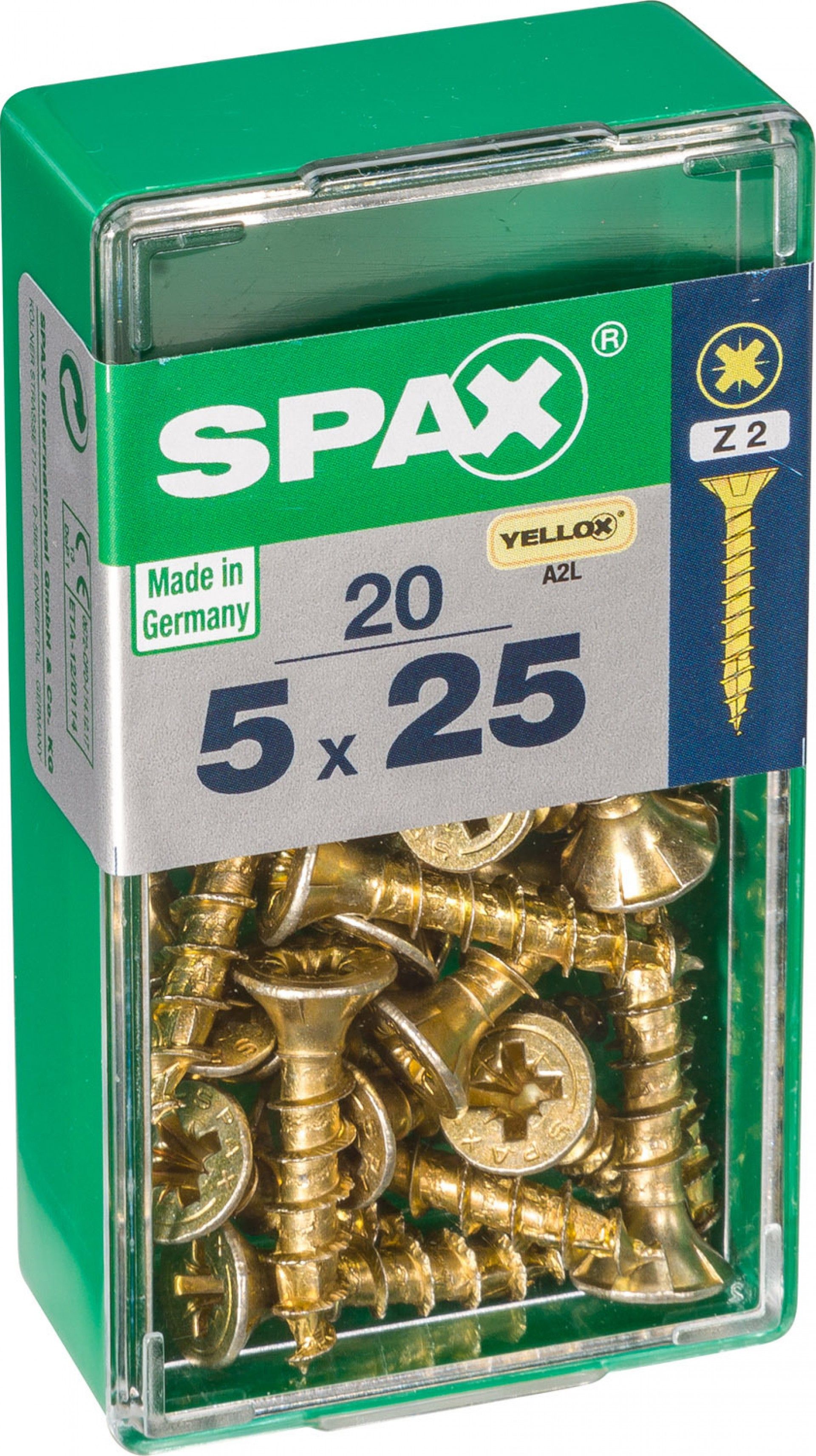 Parafuso Cabeça Plana Yelox 5x25 S 20un