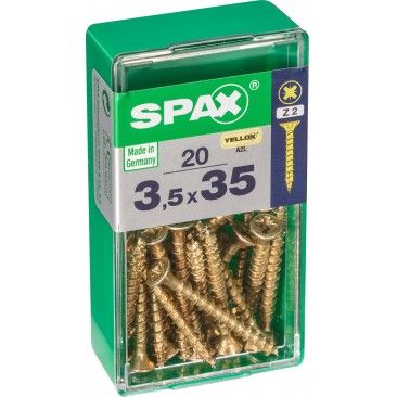 Parafuso Cabe�a Plana Yx 3,5x35 S 20un