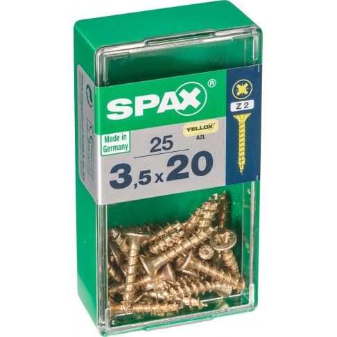 Parafuso Cabeça Plana Yx 3,5x20 S 25un Parafuso Cabeça Plana Yx 3,5x20 S 25un