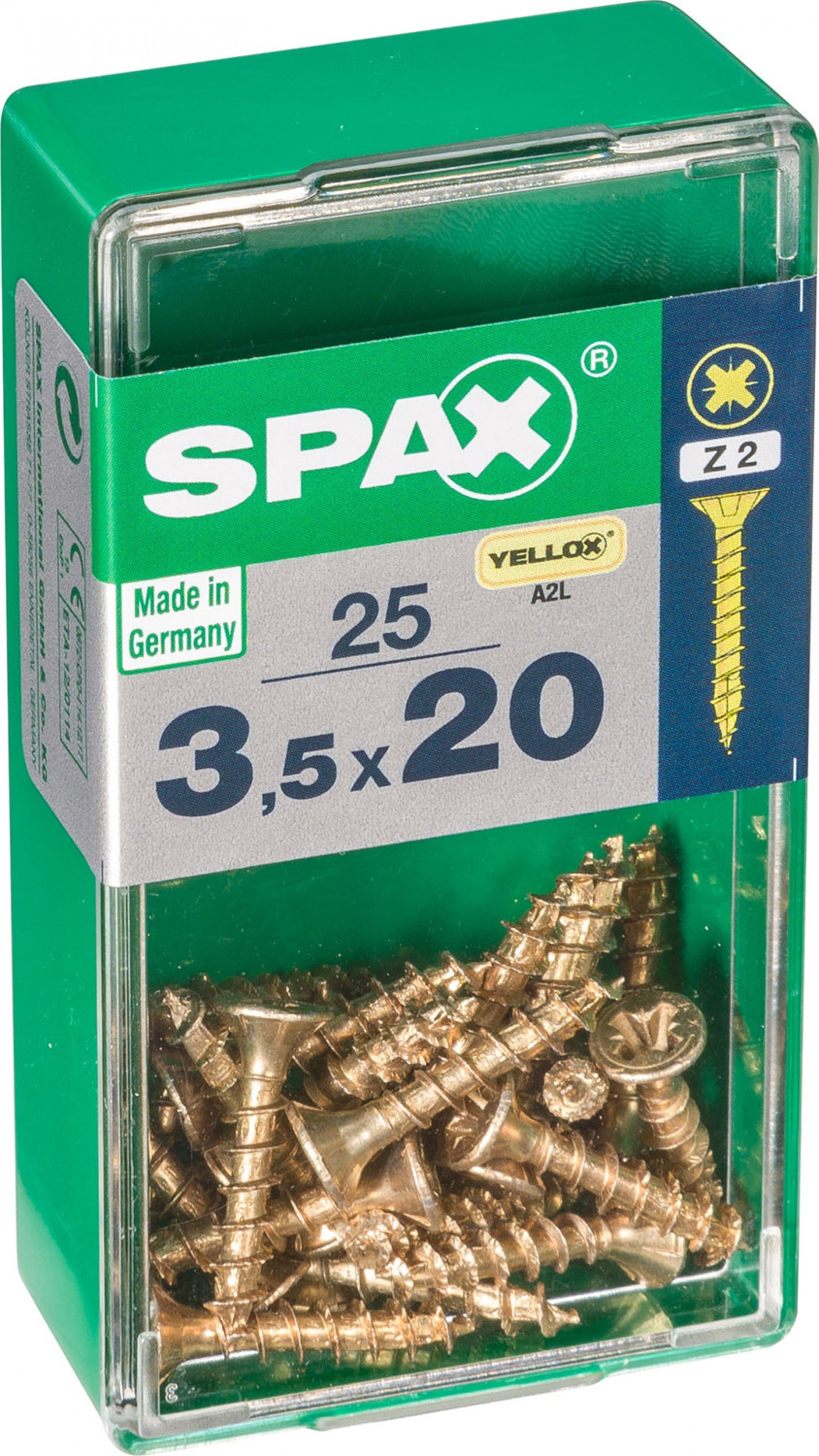 Parafuso Cabeça Plana Yx 3,5x20 S 25un