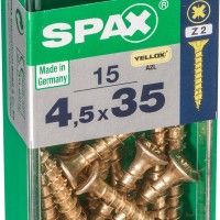 Parafuso Cabe�a Plana Yx 4,5x35 S 15un