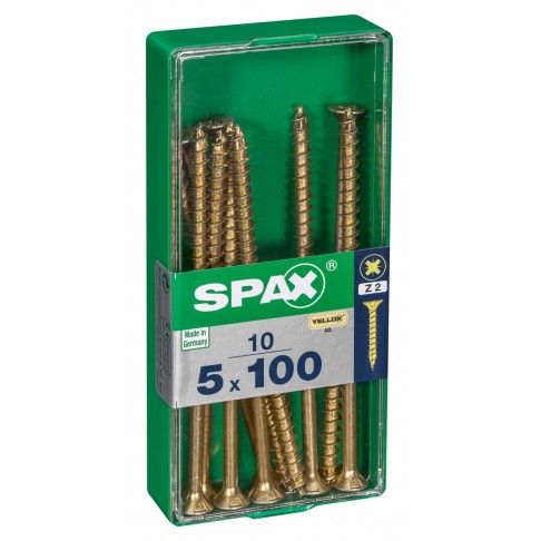 Parafuso Cabeça Plana Yelox 5x100 M 10un Parafuso Cabeça Plana Yelox 5x100 M 10un