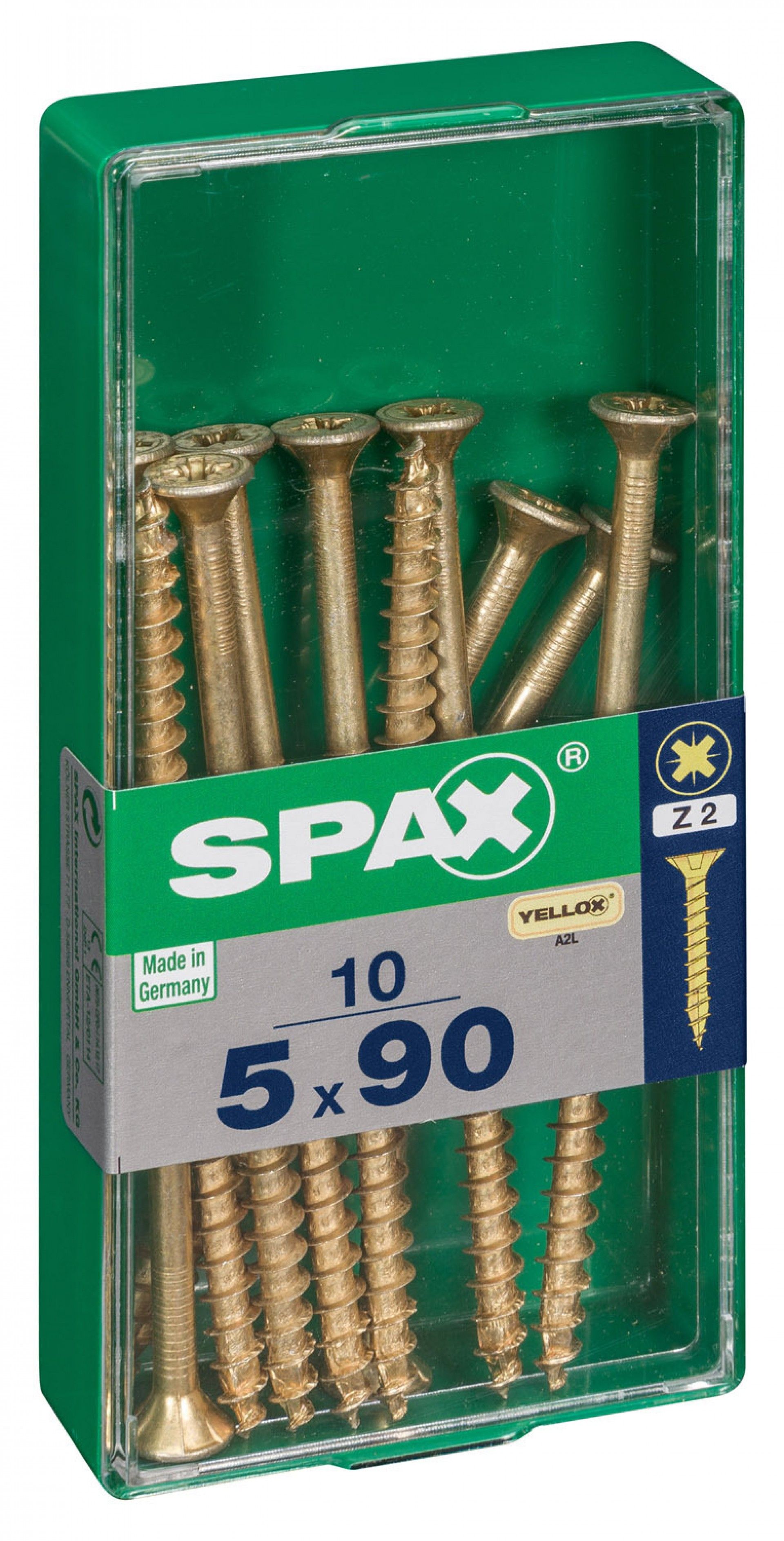 Parafuso Cabeça Plana Yelox 5x90 M 10un