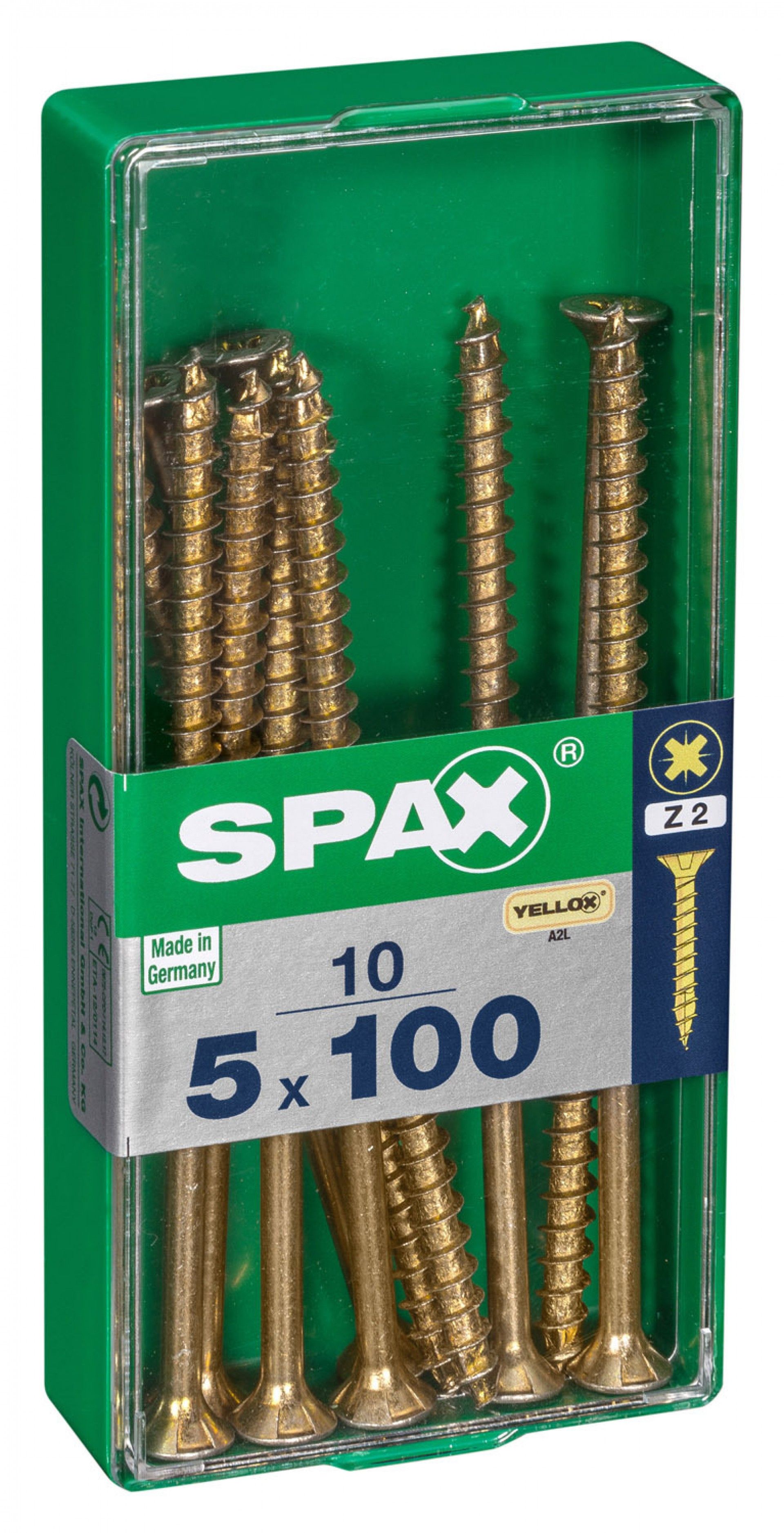 Parafuso Cabeça Plana Yelox 5x100 M 10un