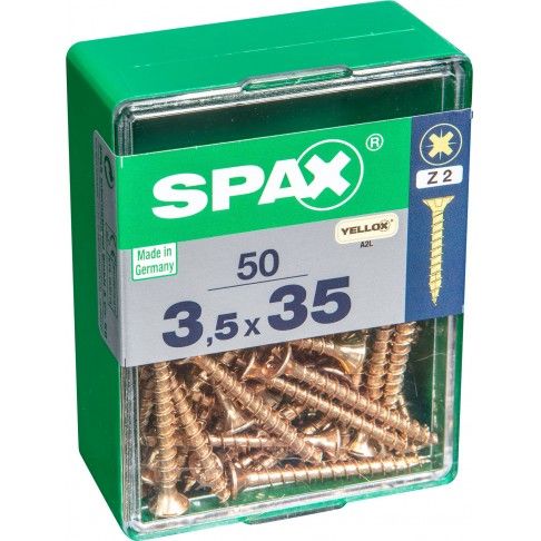 Parafuso Cabe�a Plana Yx 3,5x35 M 50un