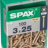 Parafuso Cabeça Plana Yelox 3x25 M 100un Parafuso Cabeça Plana Yelox 3x25 M 100un
