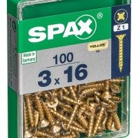 Parafuso Cabeça Plana Yelox 3x16 M 100un Parafuso Cabeça Plana Yelox 3x16 M 100un