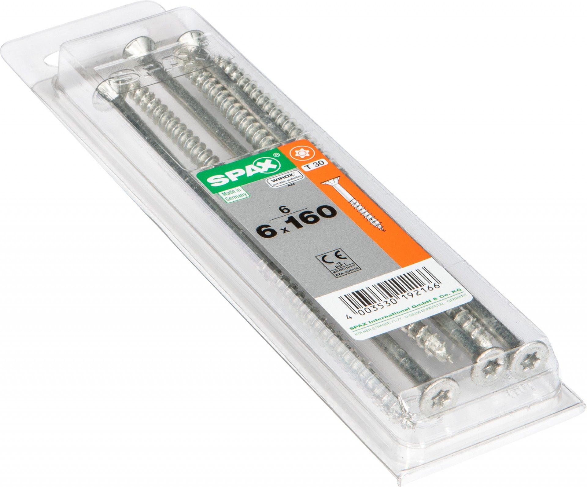 Parafuso Cabeça Plana Wx 6x160 M 6un