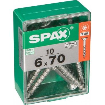Parafuso Cabe�a Plana Wx 6x70 M 10un
