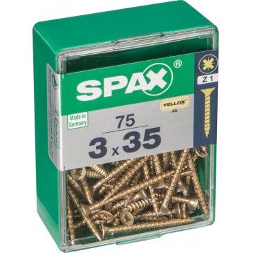 Parafuso Cabe�a Plana Yelox 3x35 M 75un