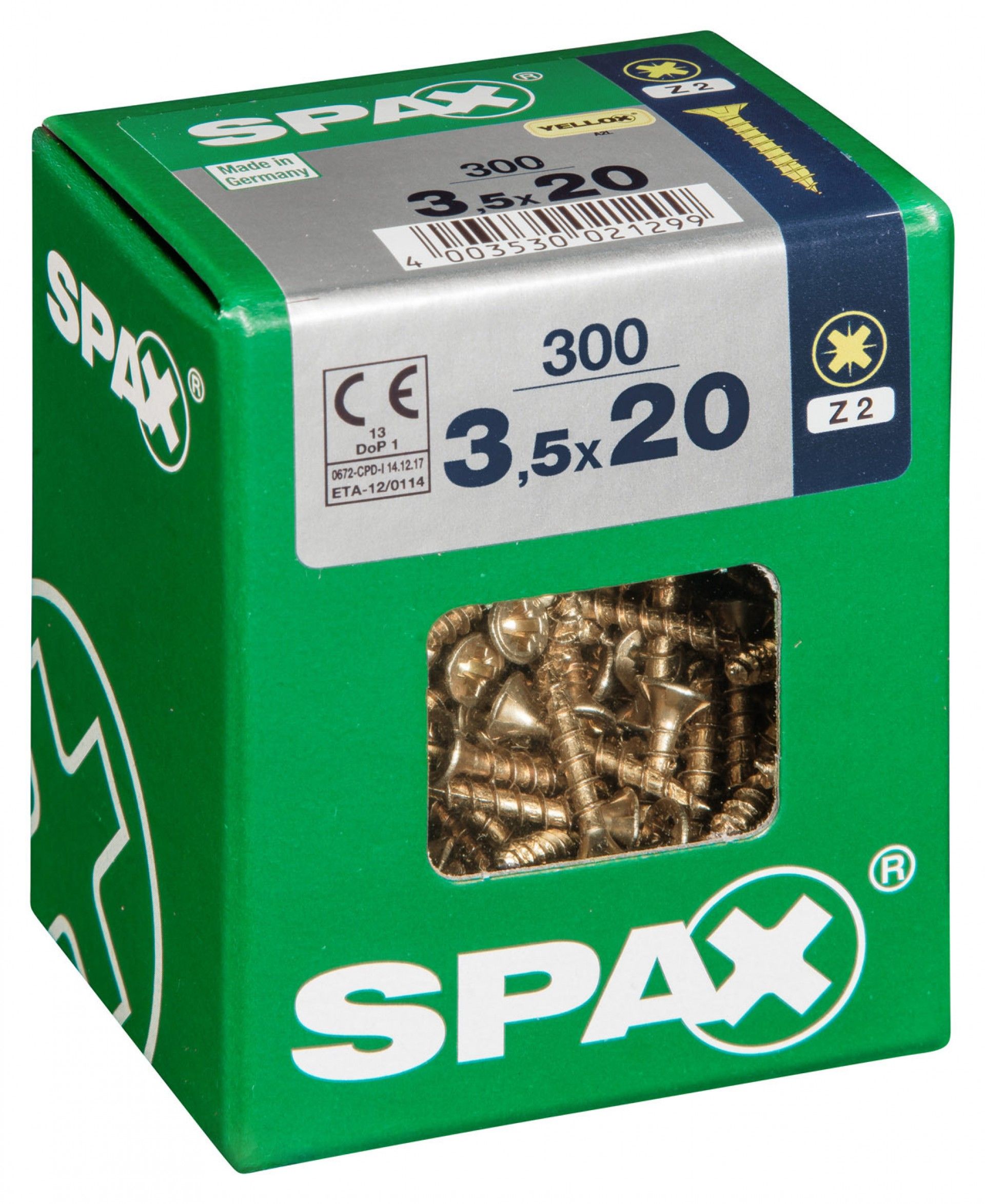 Parafuso Cabeça Plana Yx 3,5x20 L 300un