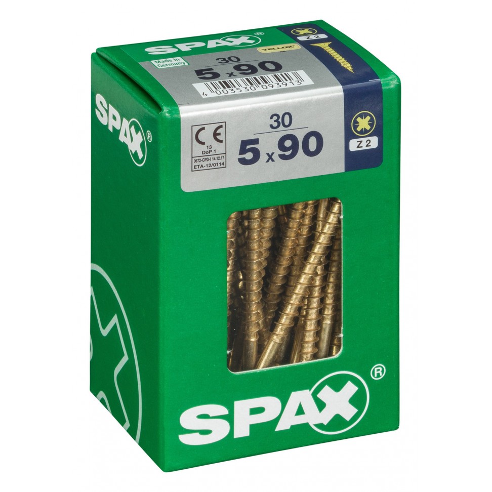 Parafuso Cabe�a Plana Yelox 5x90 L 30un