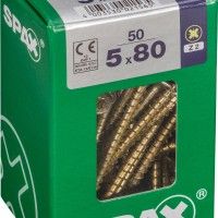 Parafuso Cabe�a Plana Yelox 5x80 L 50un