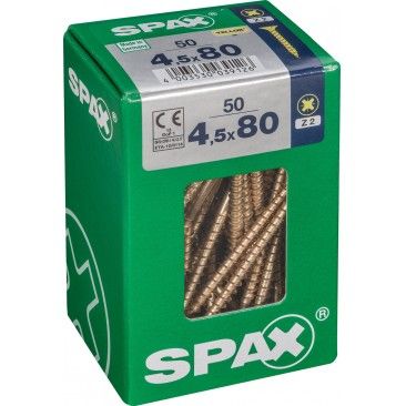 Parafuso Cabe�a Plana Yx 4,5x80 L 50un