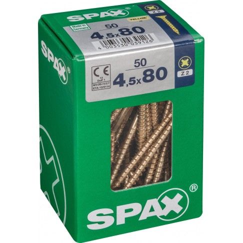 Parafuso Cabeça Plana Yx 4,5x80 L 50un Parafuso Cabeça Plana Yx 4,5x80 L 50un