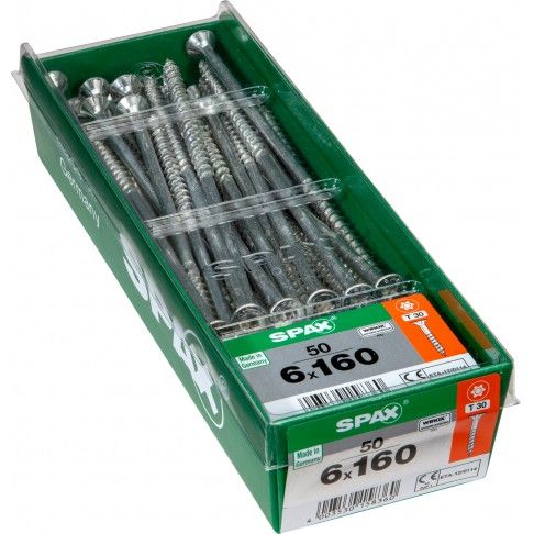 Parafuso Cabeça Plana Wx 6x160 Xxl 50un Parafuso Cabeça Plana Wx 6x160 Xxl 50un