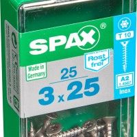 Parafuso P/Madeira Inox Trx 3x25 S 25 Parafuso P/Madeira Inox Trx 3x25 S 25