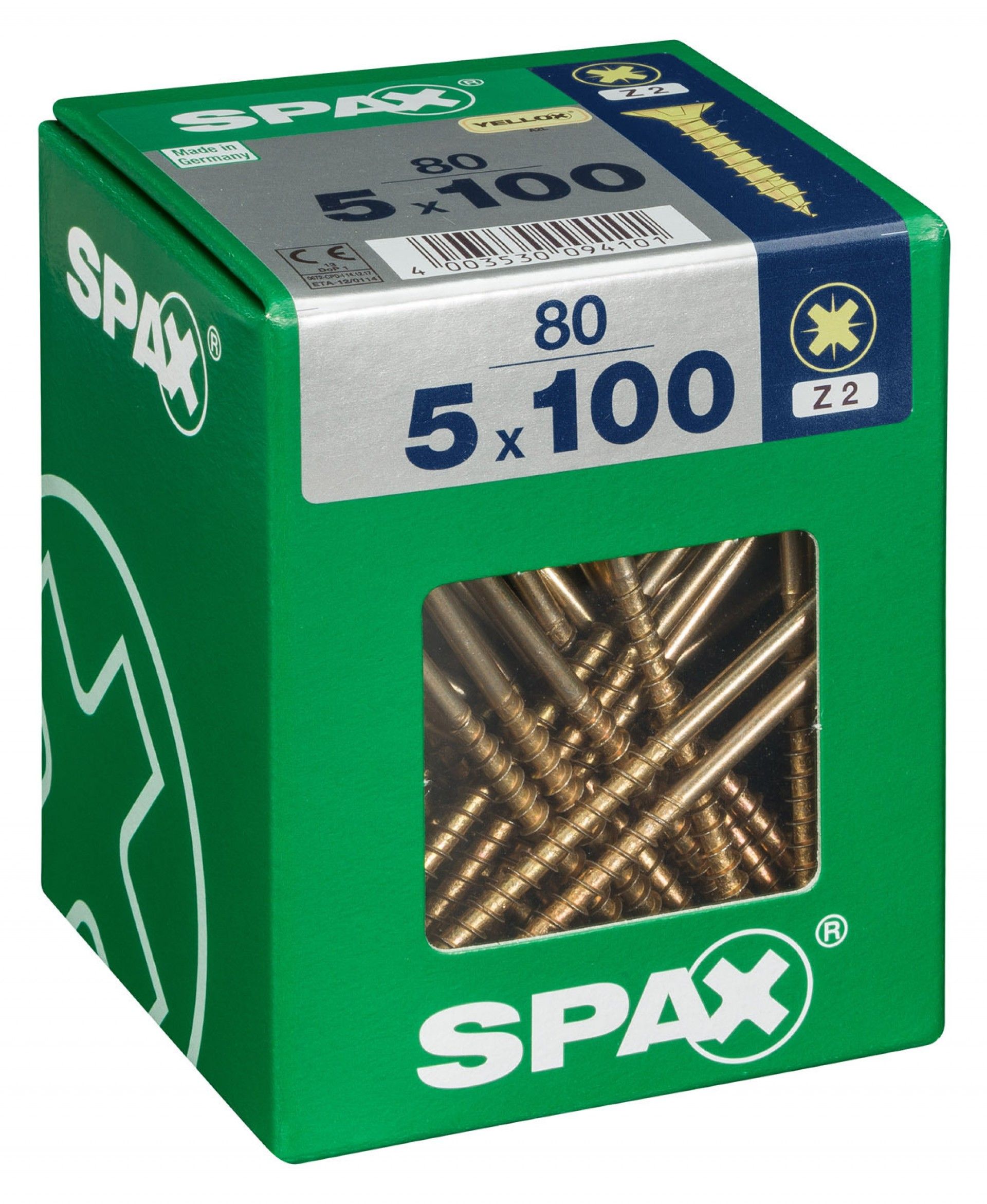 Parafuso Cabeça Plana Yx 5x100 Xl 80un