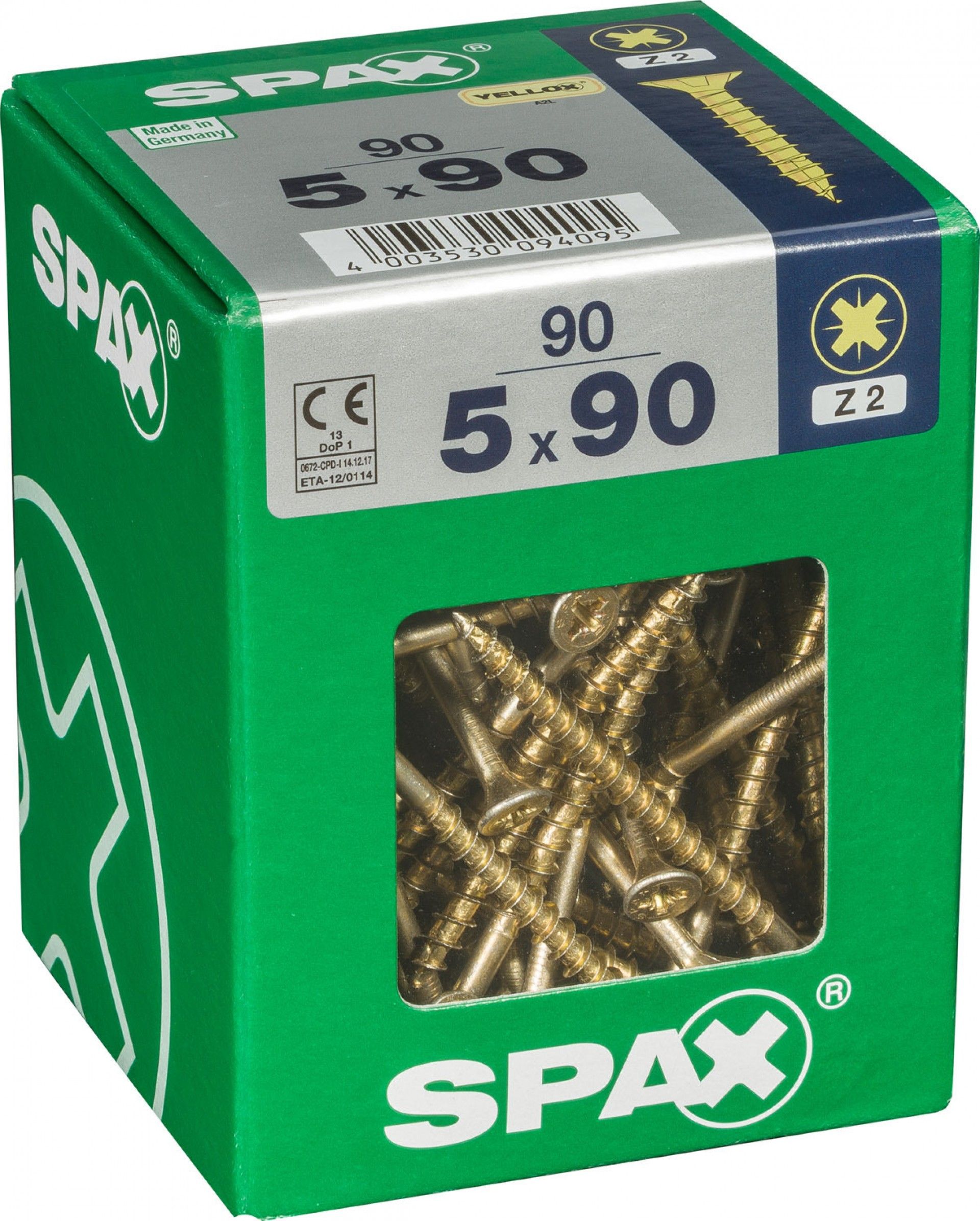 Parafuso Cabeça Plana Yelox 5x90 Xl 90un
