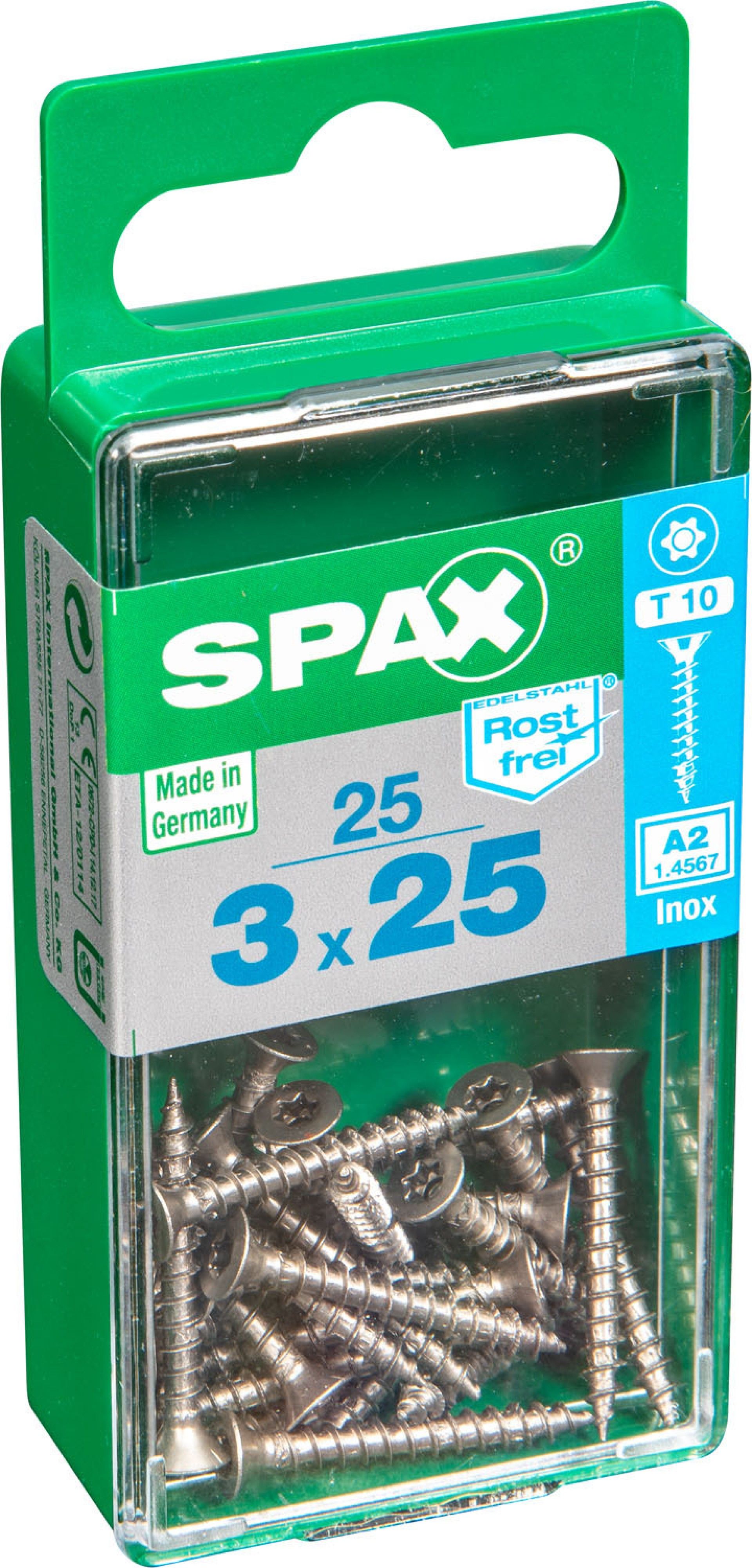 Parafuso P/Madeira Inox Trx 3x25 S 25