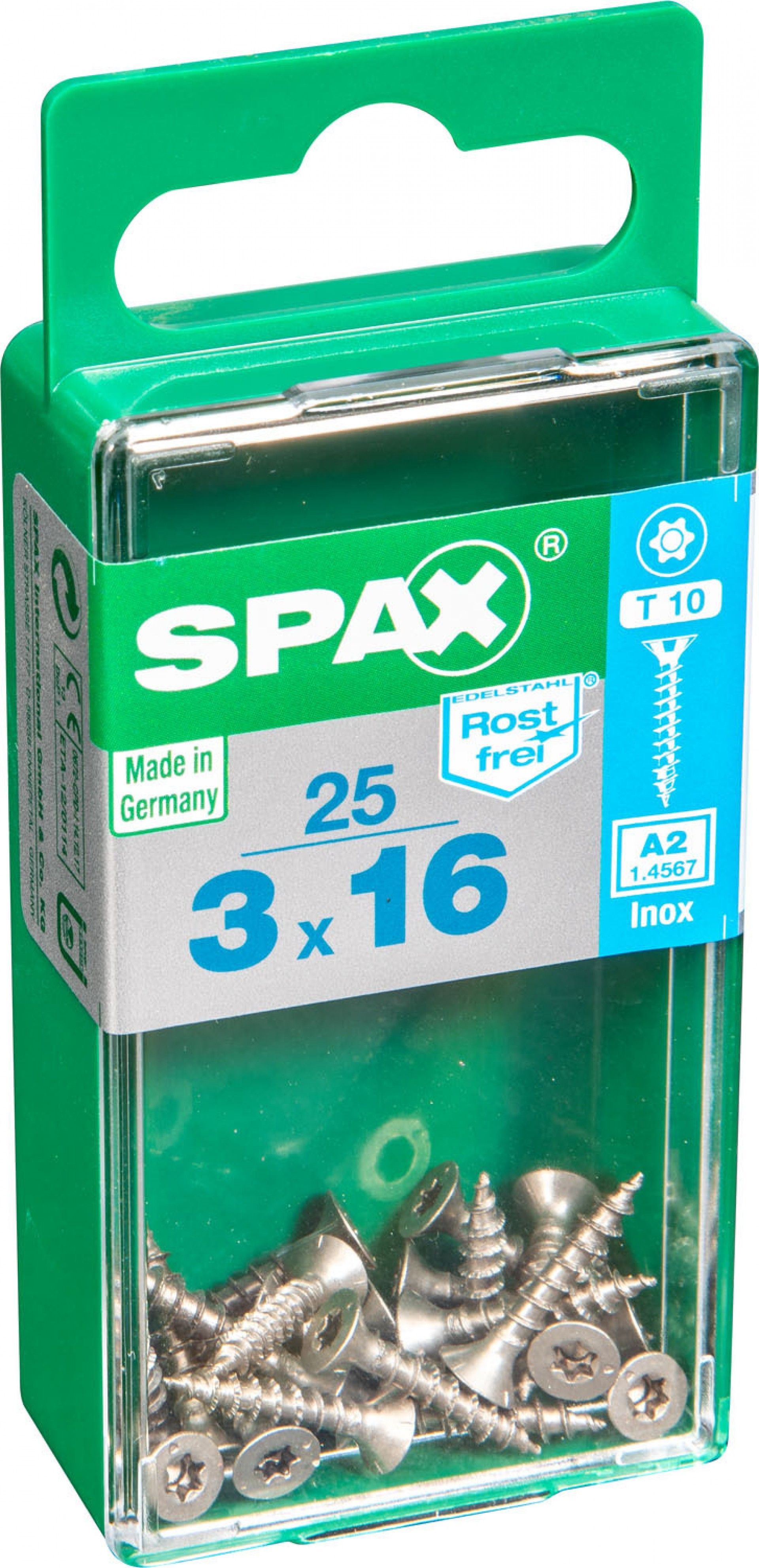 Parafuso P/Madeira Inox Trx 3x16 S 25