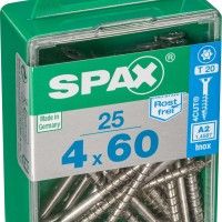 Parafuso Madeira Cabeça Plana Inox Tx4x60 M 25un Parafuso Madeira Cabeça Plana Inox Tx4x60 M 25un