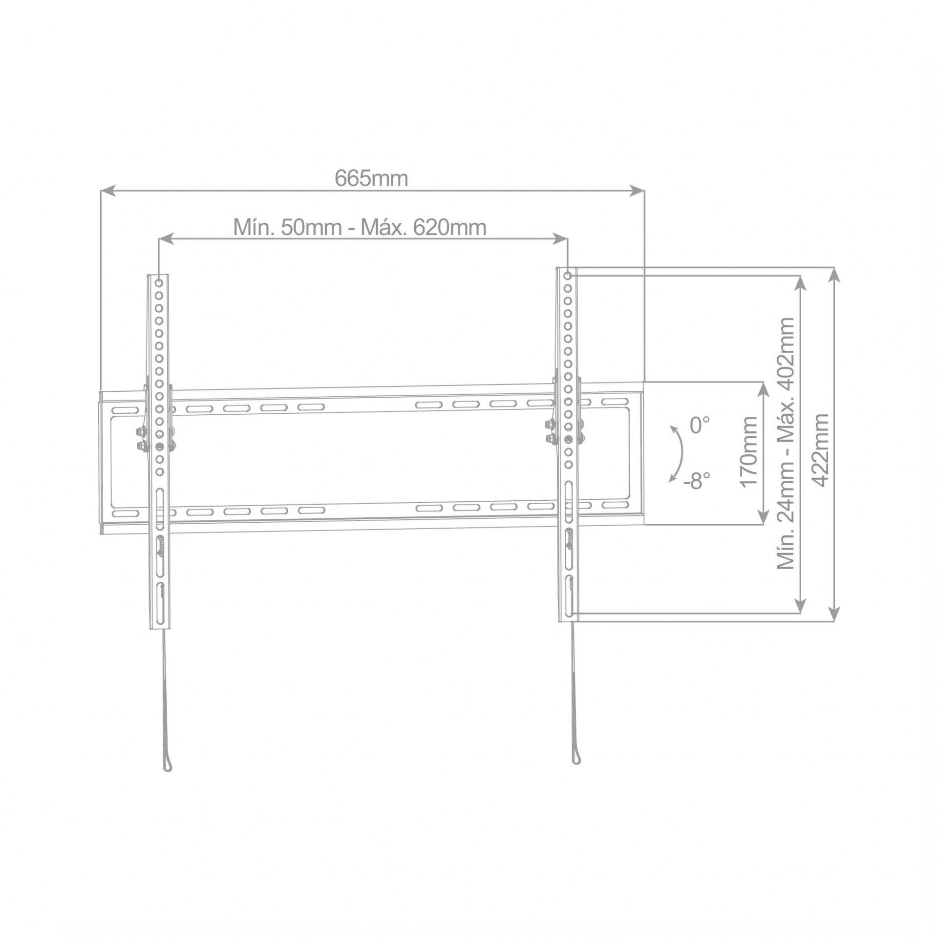 Suporte Tv 37"- 70" Inclinável