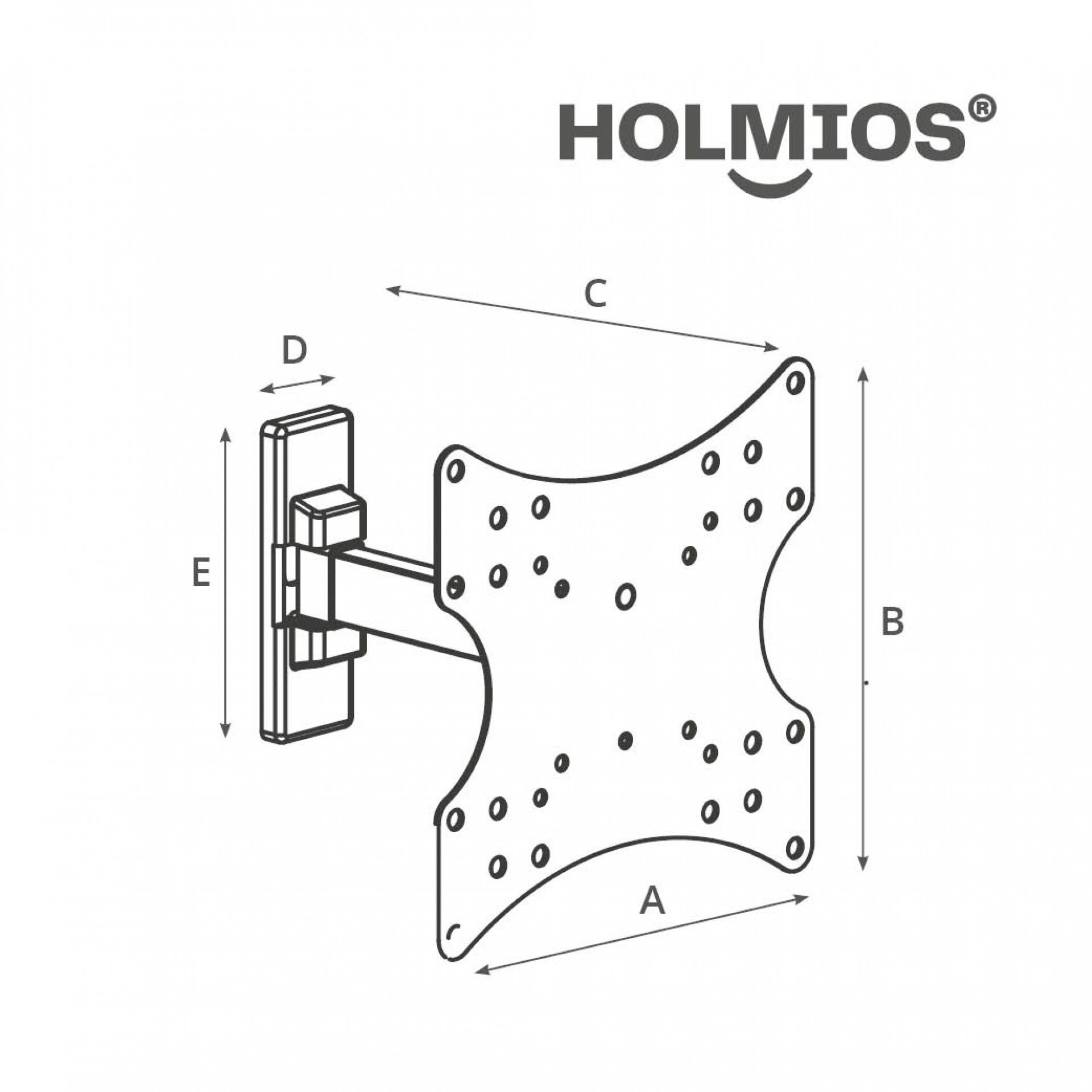 Suporte Tv 23"- 42" C/Braço