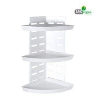 Prateleira Canto 24.5x24.5x50cm Branco Prateleira Canto 24.5x24.5x50cm Branco
