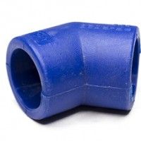 Curva 45 Ff Ppr D20x20 Azul Curva 45 Ff Ppr D20x20 Azul