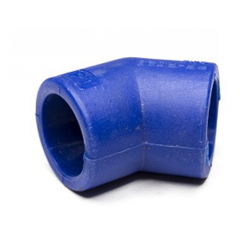 Curva 45 Ff Ppr D25x25 Azul