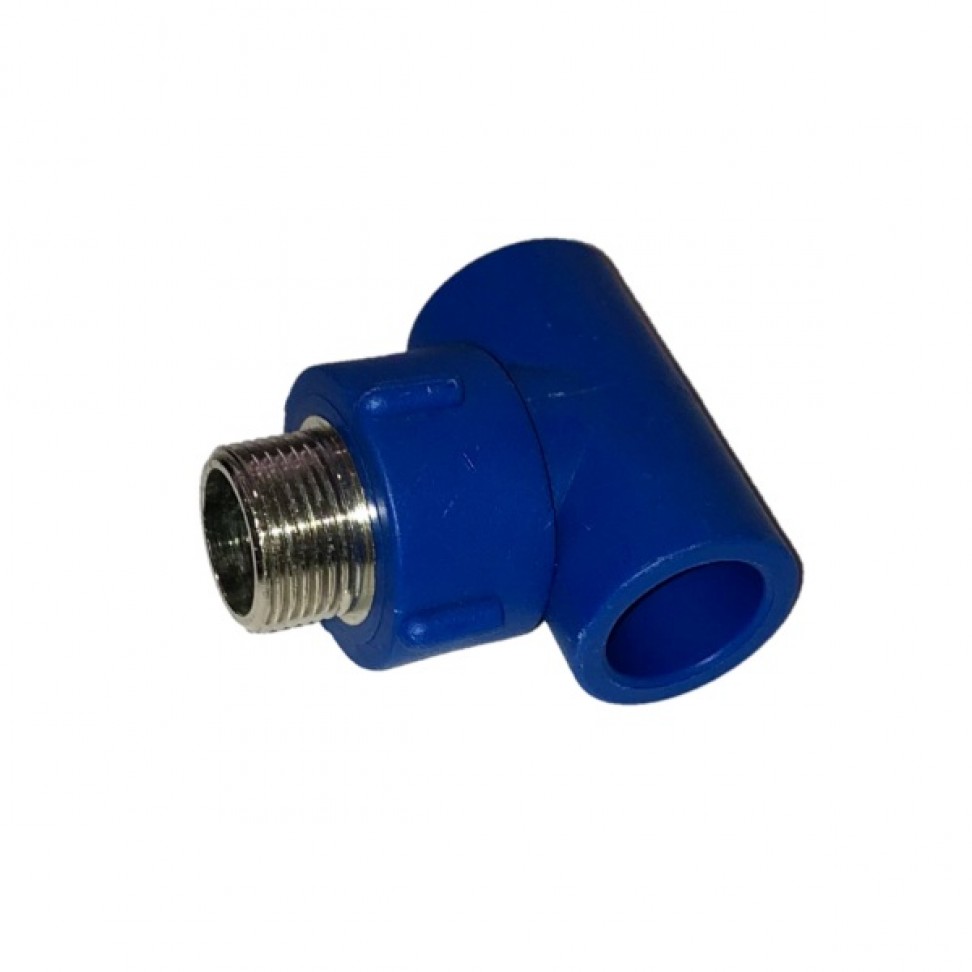 T� Roscado Centro M Ppr D20x1/2' Azul