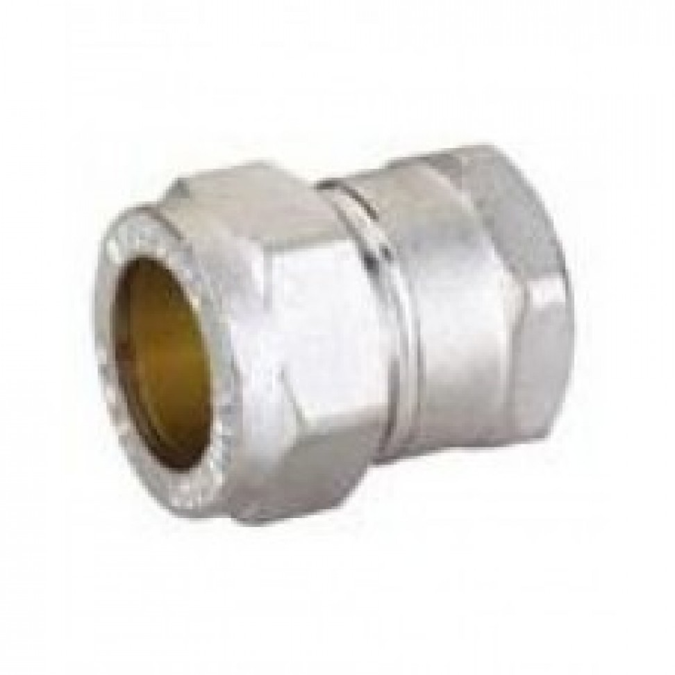 Casquilho F�mea 18x1/2 P/Tubo Inox