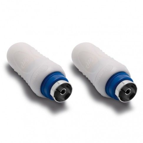 Conector Blindado Tv F/F 9.52mm 2un Conector Blindado Tv F/F 9.52mm 2un