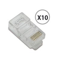Fichas Modulares Rj45 Conjunto 10un Fichas Modulares Rj45 Conjunto 10un